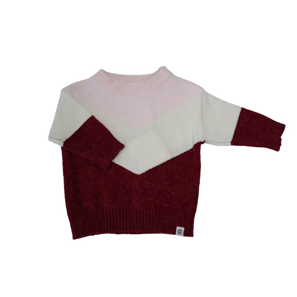 Sovereign Code Baby Girls‎ Pink and Orchid Sweater Size 6M